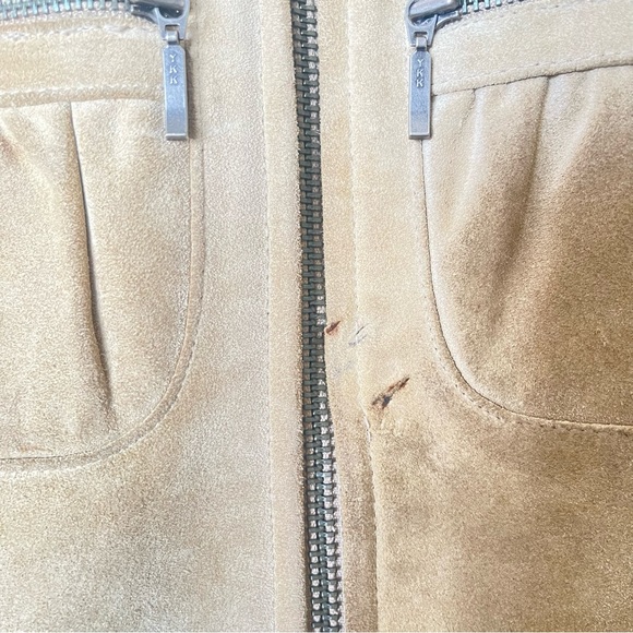 Y2K Tan Leather Banana Republic Jacket - Picture 13 of 16